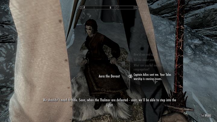 Speak with Talos worshipers about their situation - A Delicate Situation | Quests in the game - Quests in the game - The Elder Scrolls V: Skyrim Game Guide