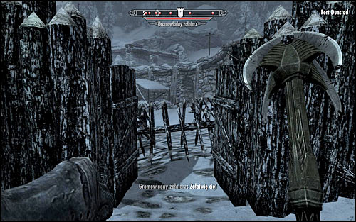 Basically, there are two ways to enter the fort - Battle for Fort Dunstad | Imperial Legion Quests - Imperial Legion Quests - The Elder Scrolls V: Skyrim Game Guide