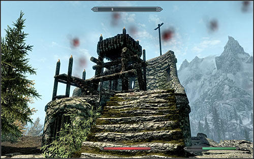 If you want to attack the Stormcloak soldiers from a safe distance, go for the walls as soon as you enter the fort - The Battle for Fort Greenwall | Imperial Legion Quests - Imperial Legion Quests - The Elder Scrolls V: Skyrim Game Guide