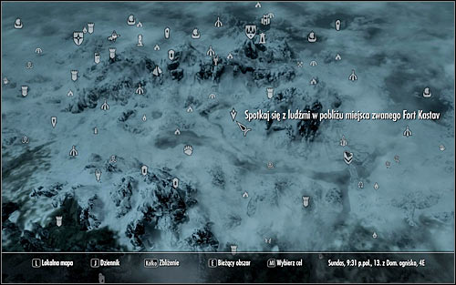 Youll see on the world map that the scouts have placed themselves at some distance from Fort Kastav (the above screen) - Rescue from Fort Kastav | Imperial Legion Quests - Imperial Legion Quests - The Elder Scrolls V: Skyrim Game Guide