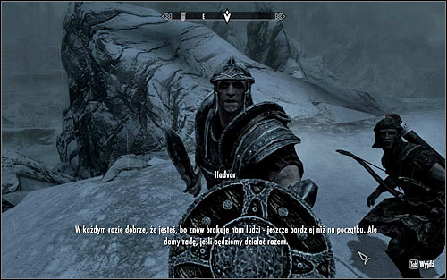 When you meet them, talk to the scouts commander, Hadvar (the above screen) - Rescue from Fort Kastav | Imperial Legion Quests - Imperial Legion Quests - The Elder Scrolls V: Skyrim Game Guide