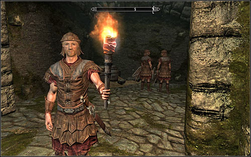 Free all three Imperial Legion Legionnaires and wait until they run towards one of nearby chests to recover their equipment (the above screen) - Rescue from Fort Kastav | Imperial Legion Quests - Imperial Legion Quests - The Elder Scrolls V: Skyrim Game Guide