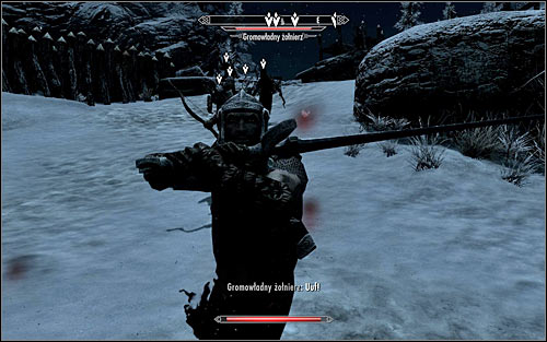 Watch for a larger group that will come from the northwest (the above screen) - Rescue from Fort Kastav | Imperial Legion Quests - Imperial Legion Quests - The Elder Scrolls V: Skyrim Game Guide