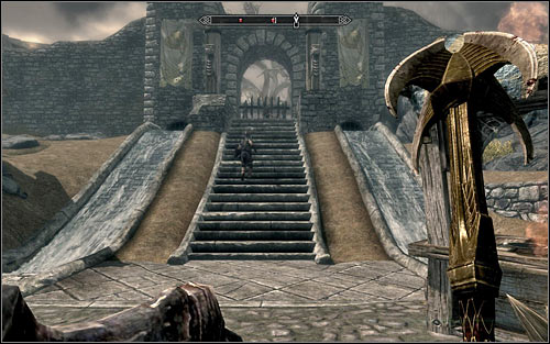 Go west, because the first of the paths leading north is blocked - Battle for Whiterun | Stormcloak Rebellion Quests - Stormcloak Rebellion Quests - The Elder Scrolls V: Skyrim Game Guide