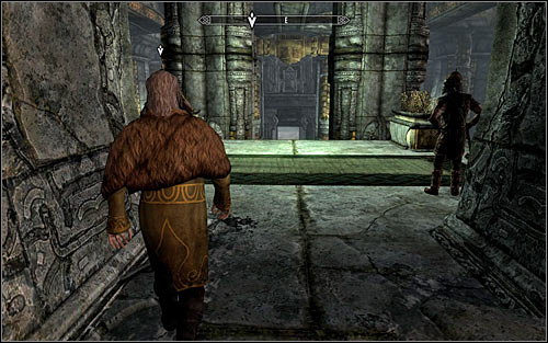 Follow Raerek and stay close to him as advised (the above screen) - Compelling Tribute - p.2 | Stormcloak Rebellion Quests - Stormcloak Rebellion Quests - The Elder Scrolls V: Skyrim Game Guide