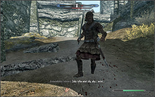 If your character prefers close combat, start eliminating the Imperial Legion soldiers as soon as you reach the proper part of the fort (the above screen) - The Battle for Fort Sungard | Stormcloak Rebellion Quests - Stormcloak Rebellion Quests - The Elder Scrolls V: Skyrim Game Guide