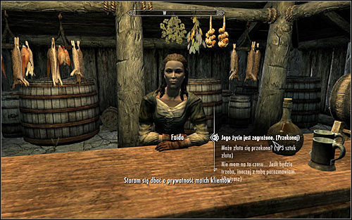 The innkeeper refuses to share any details on their clients, leaving you with a few options - A False Front | Stormcloak Rebellion Quests - Stormcloak Rebellion Quests - The Elder Scrolls V: Skyrim Game Guide