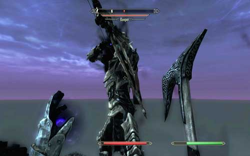 That way you will be moved to an island where the undead warrior is waiting for you - Beyond Death - Vampire Lord path - The Elder Scrolls V: Skyrim - Dawnguard - Game Guide and Walkthrough