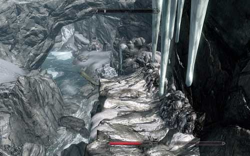 That way you will reach a small camp at the edge of the stream - Touching The Sky - p. 2 - Vampire Lord path - The Elder Scrolls V: Skyrim - Dawnguard - Game Guide and Walkthrough