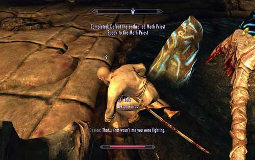 The mad monk will attack you - Prophet - Dawnguard path - The Elder Scrolls V: Skyrim - Dawnguard - Game Guide and Walkthrough