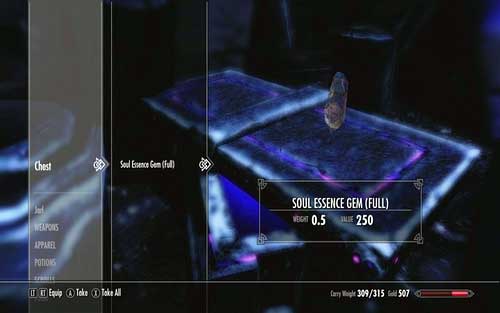 You need to take it as fast as possible, as the stone above deals quite a lot of damage - Beyond Death - p. 2 - Dawnguard path - The Elder Scrolls V: Skyrim - Dawnguard - Game Guide and Walkthrough