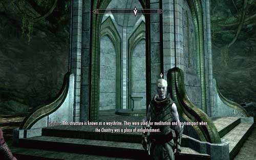 In order to reach the Darkfall Passage, go through the portal found in the shrine - Touching The Sky - p. 1 - Dawnguard path - The Elder Scrolls V: Skyrim - Dawnguard - Game Guide and Walkthrough