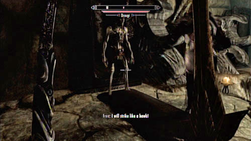 Head further past the room with the altar (you can find two soul gems there) and head into the corridor - Skyrim Dragonborn: Find the source of Miraaks power - Skyrim Dragonborn: Main story mode - The Temple of Miraak - The Elder Scrolls V: Skyrim - Dragonborn Game Guide