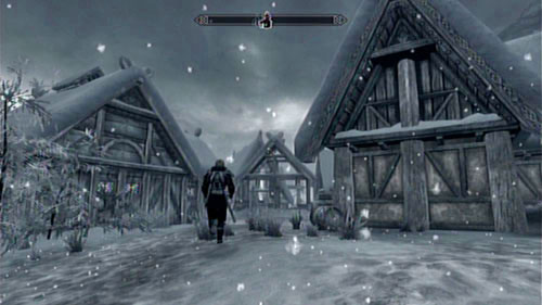 When you get there (the journey shouldnt be problematic), wait for your companion to speak with the elders - Skyrim Dragonborn: Accompany Frea to Skaal Village - Skyrim Dragonborn: Main story mode - The Fate of the Skaal - The Elder Scrolls V: Skyrim - Dragonborn Game Guide