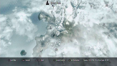 Reaching this stone is by far the least comfortable - Skyrim Dragonborn: Cleanse the Water Stone - Skyrim Dragonborn: Main story mode - Cleansing the Stones - The Elder Scrolls V: Skyrim - Dragonborn Game Guide