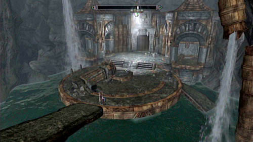 In order to cross the aqueduct, you will have to lower three draw bridges - Skyrim Dragonborn: Restore the steam supply to the Dwemer reading room - Skyrim Dragonborn: Main story mode - Path of Knowledge - The Elder Scrolls V: Skyrim - Dragonborn Game Guide