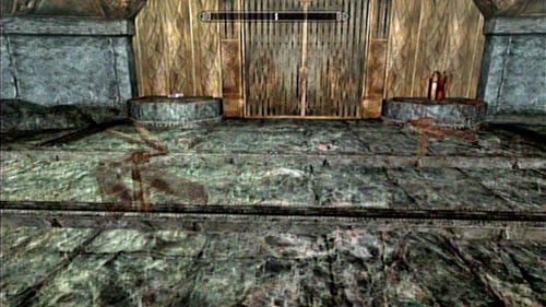 Go below to the part of the room which was flooded up until now - Skyrim Dragonborn: Restore the steam supply to the Dwemer reading room - Skyrim Dragonborn: Main story mode - Path of Knowledge - The Elder Scrolls V: Skyrim - Dragonborn Game Guide