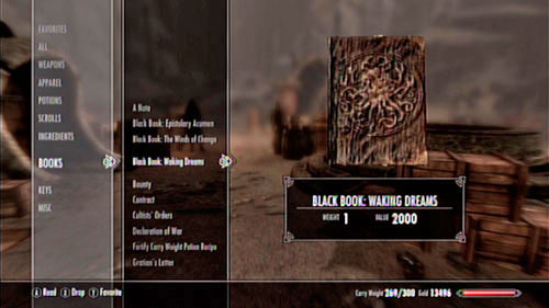Completing this part of the mission is a matter of seconds - Skyrim Dragonborn: Read Waking Dreams - Skyrim Dragonborn: Main story mode - At the Summit of Apocrypha - The Elder Scrolls V: Skyrim - Dragonborn Game Guide
