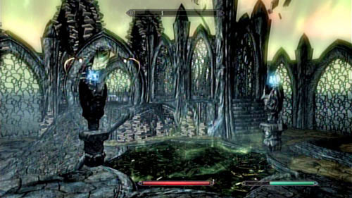 With the monster dead, approach the switch on the right and use it - Skyrim Dragonborn: The Final Descent - Skyrim Dragonborn: Side missions - Raven Rock - The Elder Scrolls V: Skyrim - Dragonborn Game Guide