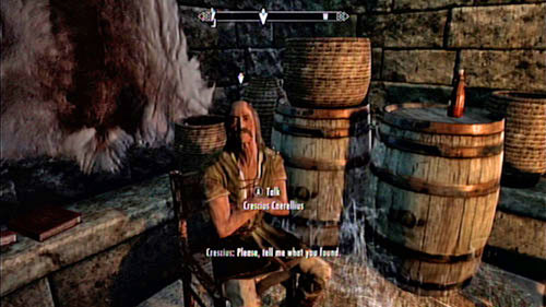 Crescius Caerellius can be found in his house beside the port in Raven Rock - Skyrim Dragonborn: The Final Descent - Skyrim Dragonborn: Side missions - Raven Rock - The Elder Scrolls V: Skyrim - Dragonborn Game Guide
