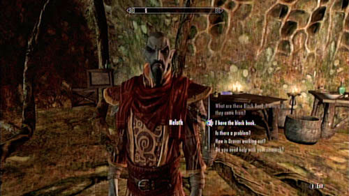 After obtaining the Black Book, return to Tel Mithryn and meet with Neloth - Skyrim Dragonborn: Lost Knowledge - Skyrim Dragonborn: Side missions - Tel Mithryn - The Elder Scrolls V: Skyrim - Dragonborn Game Guide