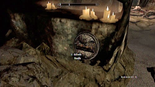 Even though you can probably head the Dragonborn song in the distance (suggesting the presence of a Word of Power), you wont be able to reach its location for now - Skyrim Dragonborn: Unearthed - Skyrim Dragonborn: Side missions - Kolbjorn Barrow - The Elder Scrolls V: Skyrim - Dragonborn Game Guide