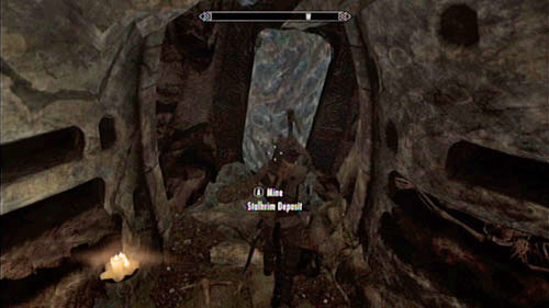 Head through the mysterious corridor hidden behind the wall of Stalhrim, go through the gate and enter the dungeon - Skyrim Dragonborn: Deathbrand - Skyrim Dragonborn: Side missions - Others - The Elder Scrolls V: Skyrim - Dragonborn Game Guide