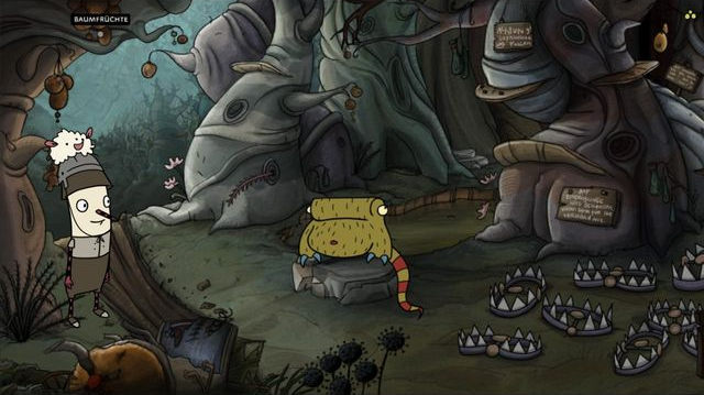 Disarming of the traps - Part Three - Walkthrough - The Inner World - Game Guide and Walkthrough