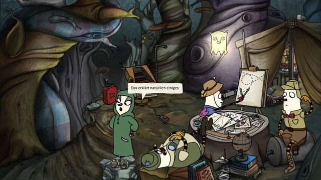 Aerologists' camp - Part Three - Walkthrough - The Inner World - Game Guide and Walkthrough