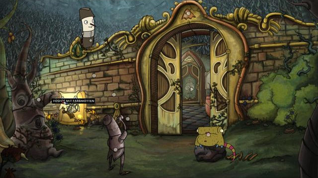 Robert atop the wall - Part Four - Walkthrough - The Inner World - Game Guide and Walkthrough