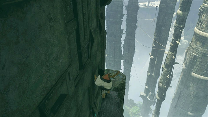 Careful, move close to the wall - Teach Trico to carry out commands | Walkthrough - Walkthrough - The Last Guardian Game Guide