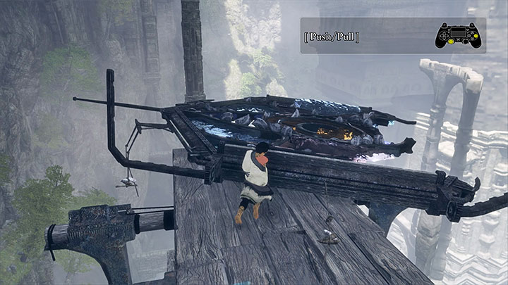 Drop the new stained glass pane - High-altitude climb | Walkthrough - Walkthrough - The Last Guardian Game Guide