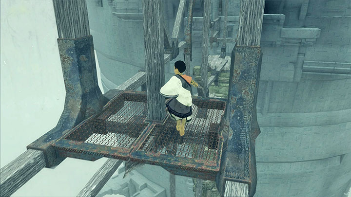 Use the lower parts of the bridge to get through to the tower - Destroy the glass windows and explore the second tower | Walkthrough - Walkthrough - The Last Guardian Game Guide