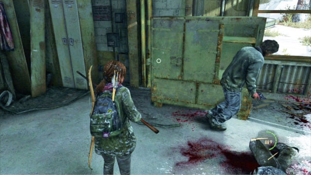 A moment later, you will have to lend David a hand at blocking the windows (triangle) - The Last of Us: The Hunt, Lakeside Resort Walkthrough - Lakeside Resort - The Last of Us Guide