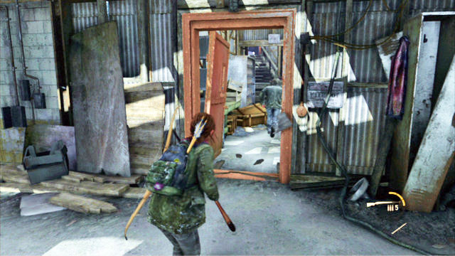 When David decides it is time to flee, follow him up the stairs - The Last of Us: The Hunt, Lakeside Resort Walkthrough - Lakeside Resort - The Last of Us Guide