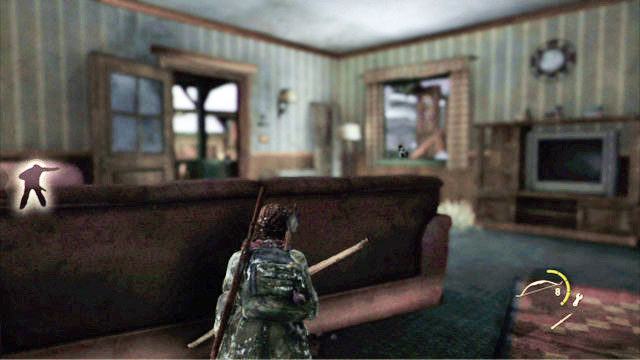 Search all of the rooms and you will eventually reach the exit, where you will hear the bandits - The Last of Us: The Hunt, Lakeside Resort Walkthrough - Lakeside Resort - The Last of Us Guide