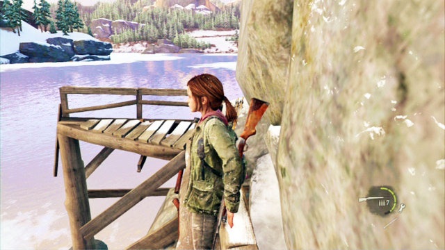 You then need to up the steps to the broken bridge - The Last of Us: The Hunt, Lakeside Resort Walkthrough - Lakeside Resort - The Last of Us Guide