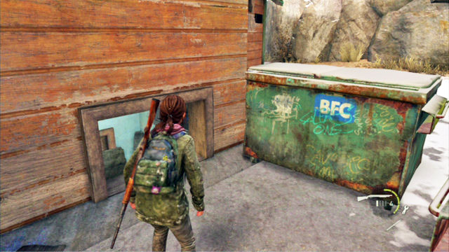 When the last ne of them dies, go ahead, and keep to the left edge of this location - The Last of Us: The Hunt, Lakeside Resort Walkthrough - Lakeside Resort - The Last of Us Guide