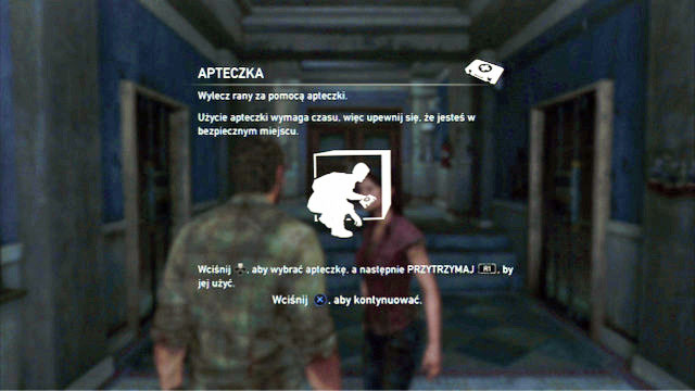 After you enter a nearby building, you will receive a first-aid kit from a woman, to tend to your wounds with - The Last of Us: 20 Years Later, The Quarantine Zone Walkthrough - The Quarantine Zone - The Last of Us Guide