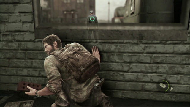 Then, dash to the far end of the room to deal with the enemy behind the window - The Last of Us: The Cargo, The Quarantine Zone Walkthrough, map - The Quarantine Zone - The Last of Us Guide