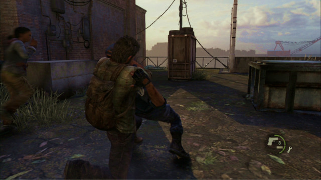 You will be able, then, to strangle both of them without raising any suspicion - The Last of Us: The Cargo, The Quarantine Zone Walkthrough, map - The Quarantine Zone - The Last of Us Guide