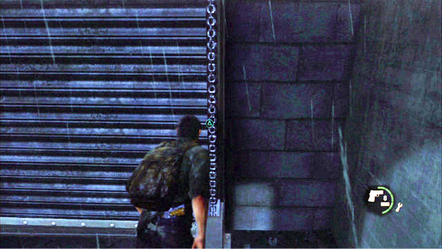 At the other side there is a locked gate - The Last of Us: Outside, The Outskirts Walkthrough - The Outskirts - The Last of Us Guide