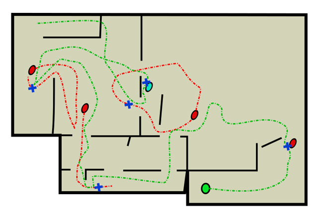 Legend - The Last of Us: Downtown, The Outskirts Walkthrough, map - The Outskirts - The Last of Us Guide