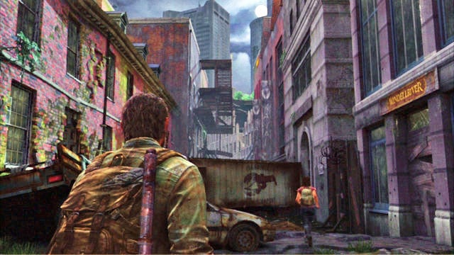 After you get out into the streets, turn right and you will reach a truck standing across the way - The Last of Us: The Museum, The Outskirts Walkthrough, map - The Outskirts - The Last of Us Guide