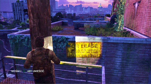 This way you make a makeshift bridge connecting this building with the other one - The Last of Us: The Museum, The Outskirts Walkthrough, map - The Outskirts - The Last of Us Guide
