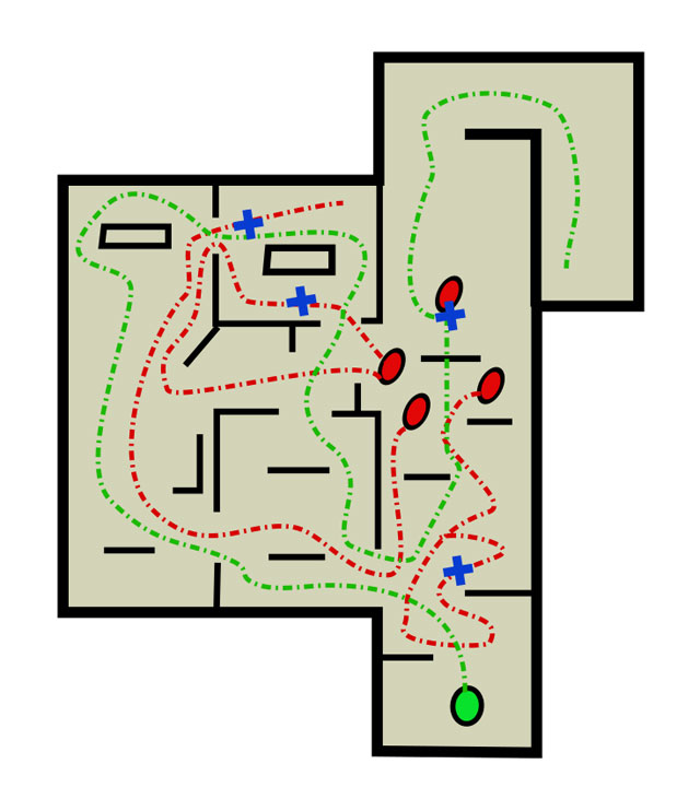 Legend - The Last of Us: The Capitol Building, The Outskirts Walkthrough, map - The Outskirts - The Last of Us Guide