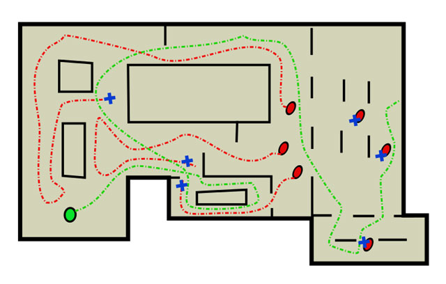 Legend - The Last of Us: The Capitol Building, The Outskirts Walkthrough, map - The Outskirts - The Last of Us Guide