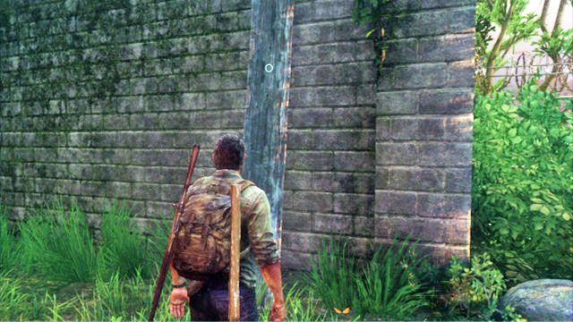 Behind a small building there should be a wooden board leaning against the wall - The Last of Us: The Woods, Bills Town Walkthrough - Bills Town - The Last of Us Guide