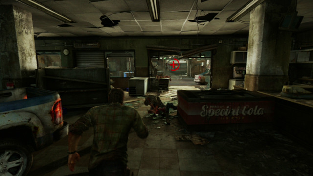 Then, you need to help Ellie who is also fighting a bandit - The Last of Us: Alone and Forsaken, Pittsburgh Walkthrough, map - Pittsburgh - The Last of Us Guide