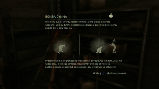 Inside, you will find tools to craft better equipment with, and a smoke bomb that limits the enemys visibility and allows for approaching them without being seen - The Last of Us: Alone and Forsaken, Pittsburgh Walkthrough, map - Pittsburgh - The Last of Us Guide